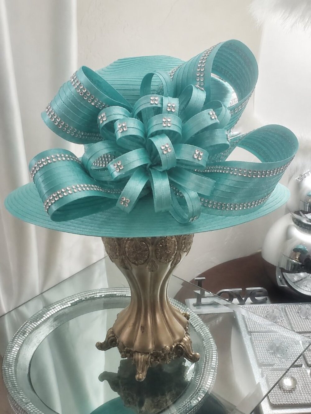 Verucci by Chancelle Aqua Hat